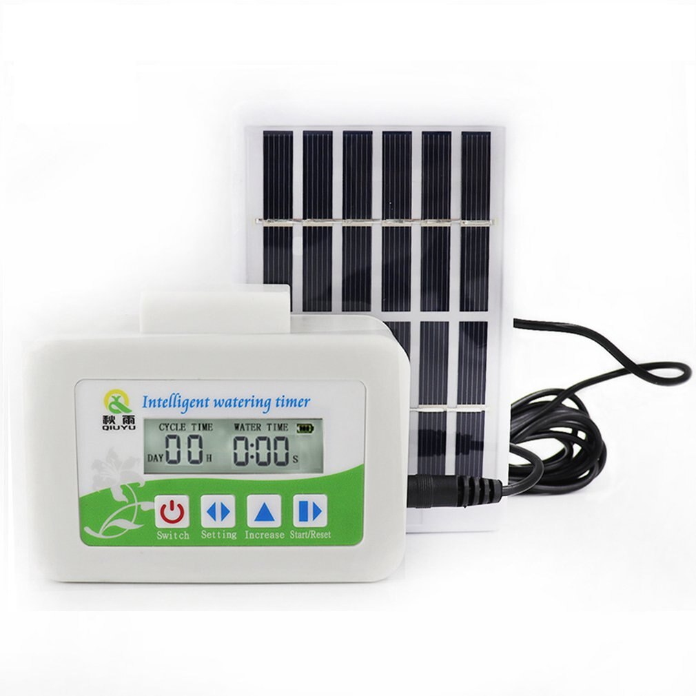 Intelligent Solar Energy Garden Automatic Watering Device Potted Plant Drip Irrigation Water timer Set Garden Irrigation Tool: Default Title