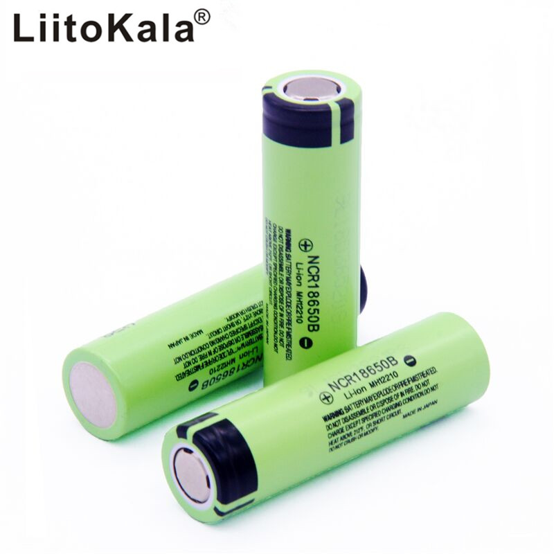 Liitokala NCR18650B 100% Original 3.7v 3400mah 18650 Rechargeable Lithium Battery For Flashlight Batteries
