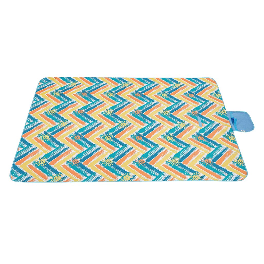 Picnic Blanket Waterproof Extra Large Picnic Mat Outdoor Blanket with Waterproof Backing for Family Concerts Beach Park Camping: Sunny Holiday