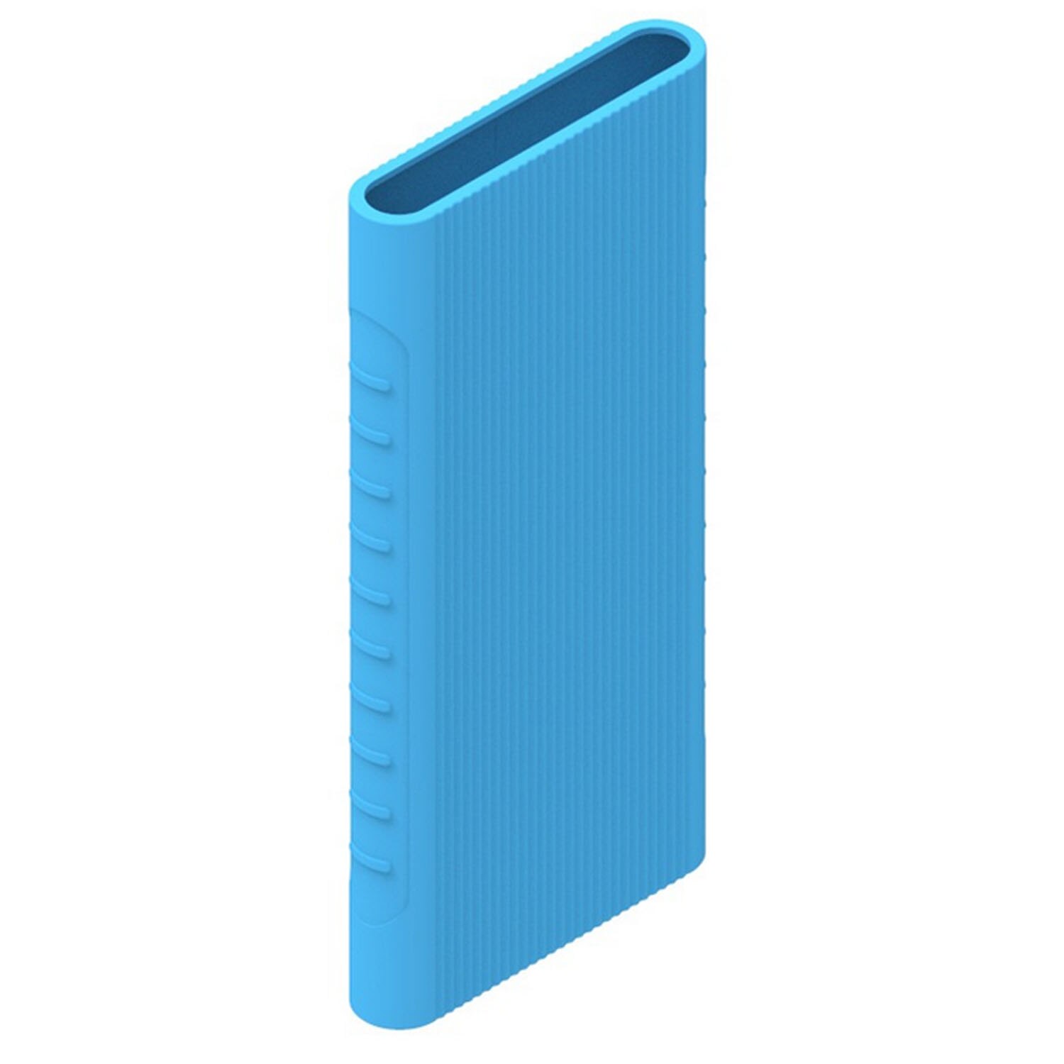 Coque de protection en Silicone souple et antidérapante pour Xiaomi Mi Power Bank 3, pour batterie mAh, nouveauté 10000: Violet