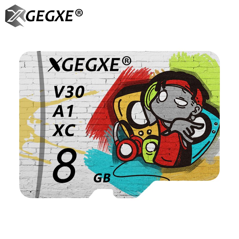 100% Original XGEGXE Micro SD Card Class10 TF Card 16gb 32gb 64gb 128gb Max 98Mb/s memory card for samrtphone and table PC: 8GB