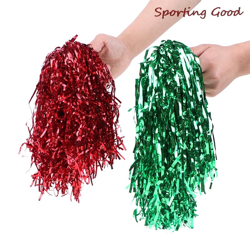 1PC 20CM jubeln tanzen Sport Wettbewerb Cheerleading Pom Poms Blume Ball Für für FußBall Basketball Spiel Pompon freundlicher verwenden