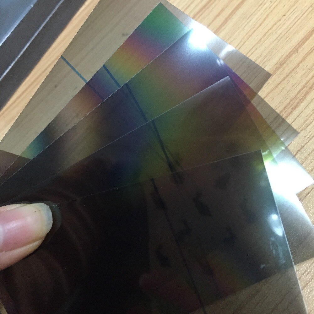 10pcs/lot LCD Polarizer Polarized Light Film For Samsung Galaxy Note3/4/5/8/9 Polarized light