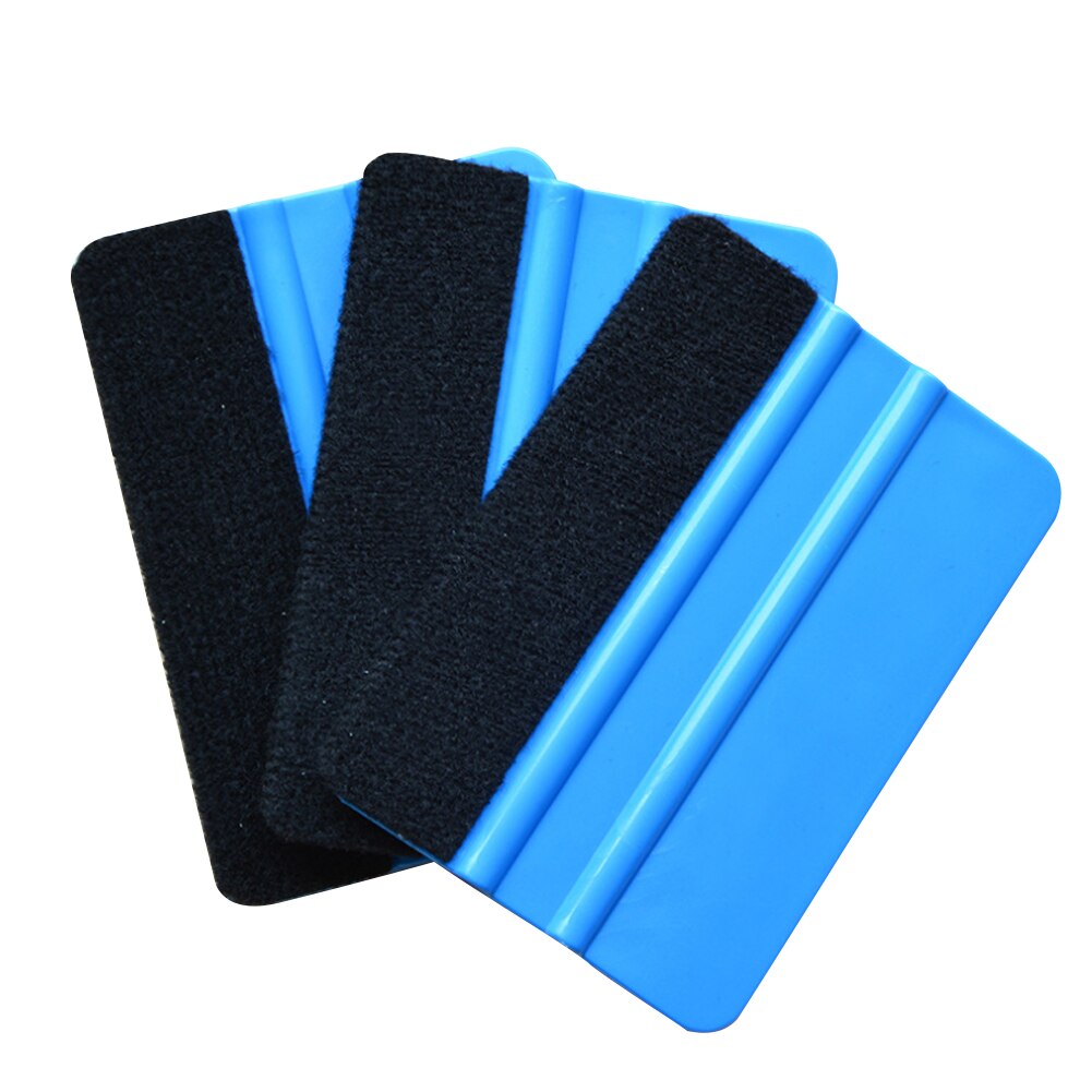 10pcs Car Vinyl Wrap Scraper Carbon Fiber Film Felt Squeegee Car Tinting Window Glass Cleaning Tool Sticker Remover Accessories