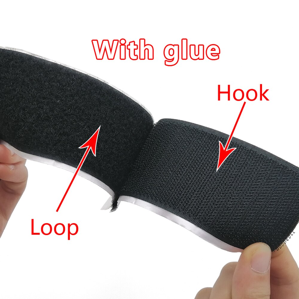 Cinta adhesiva de velcro para manualidades, adhesivo fuerte de 150mm con cinta ajustable, con gancho y bucle