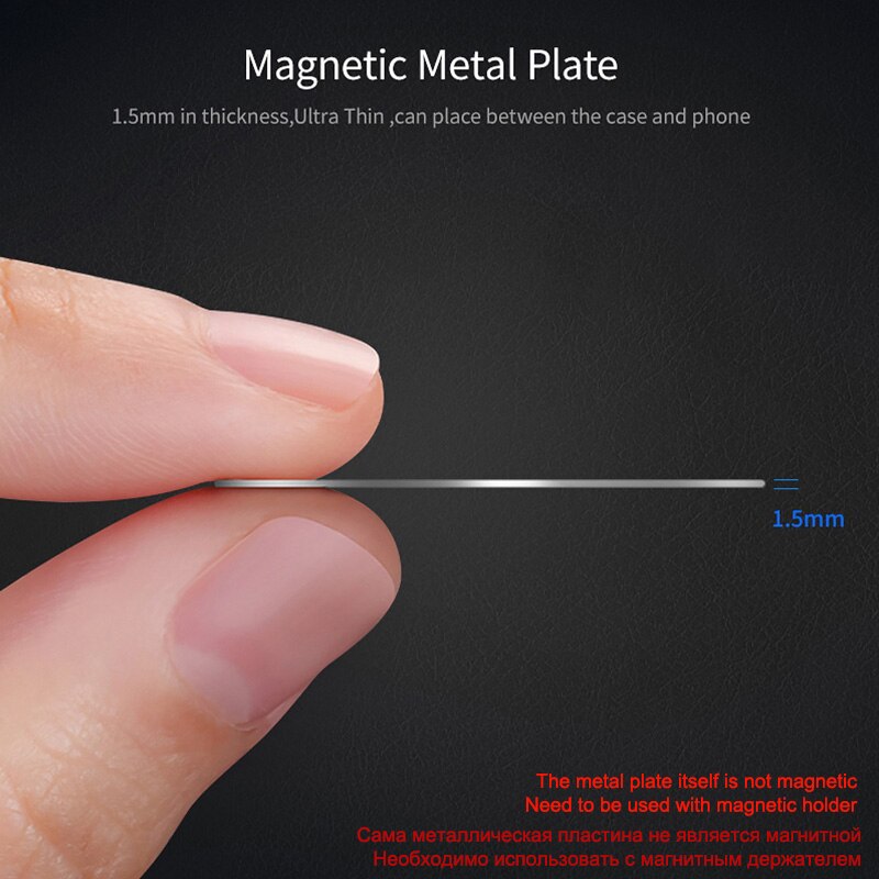 IKSNAIL CD Linie Metall Platte für Magnetische Auto Telefon Halfter Universal- Metall Platte Montieren Magnet GPS Halfter Zubehör Eisen Blatt