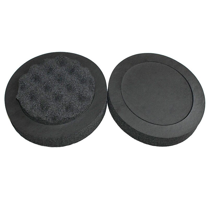 4pcs Auto Sound Insulation Cotton Ring Seal Horn Speaker Sound Insulation Circle 6.5" for Car: Default Title