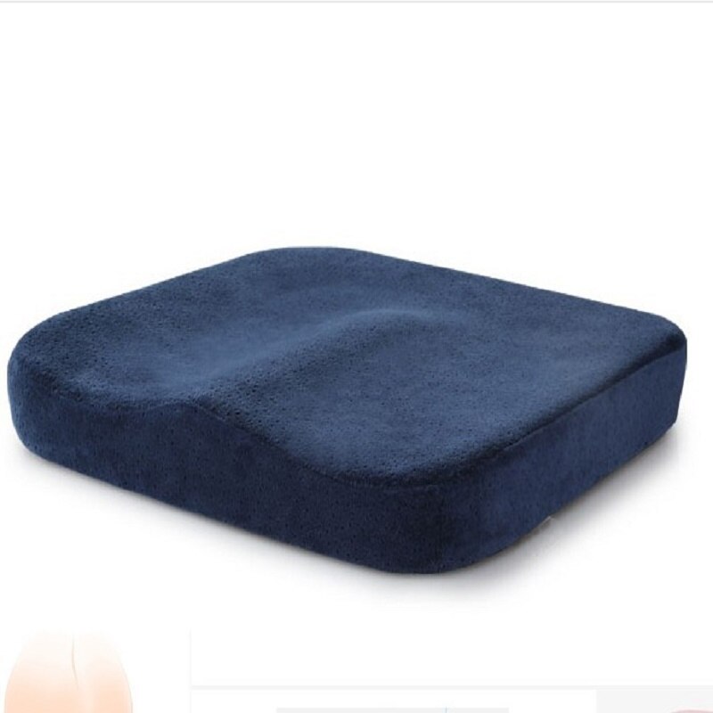 Auto wig zitkussen, zitkussen voor auto bestuurdersstoel bureaustoel rolstoelen stuitbeen ondersteuning stuitbeen pijnverlichting memory foam zitkussen