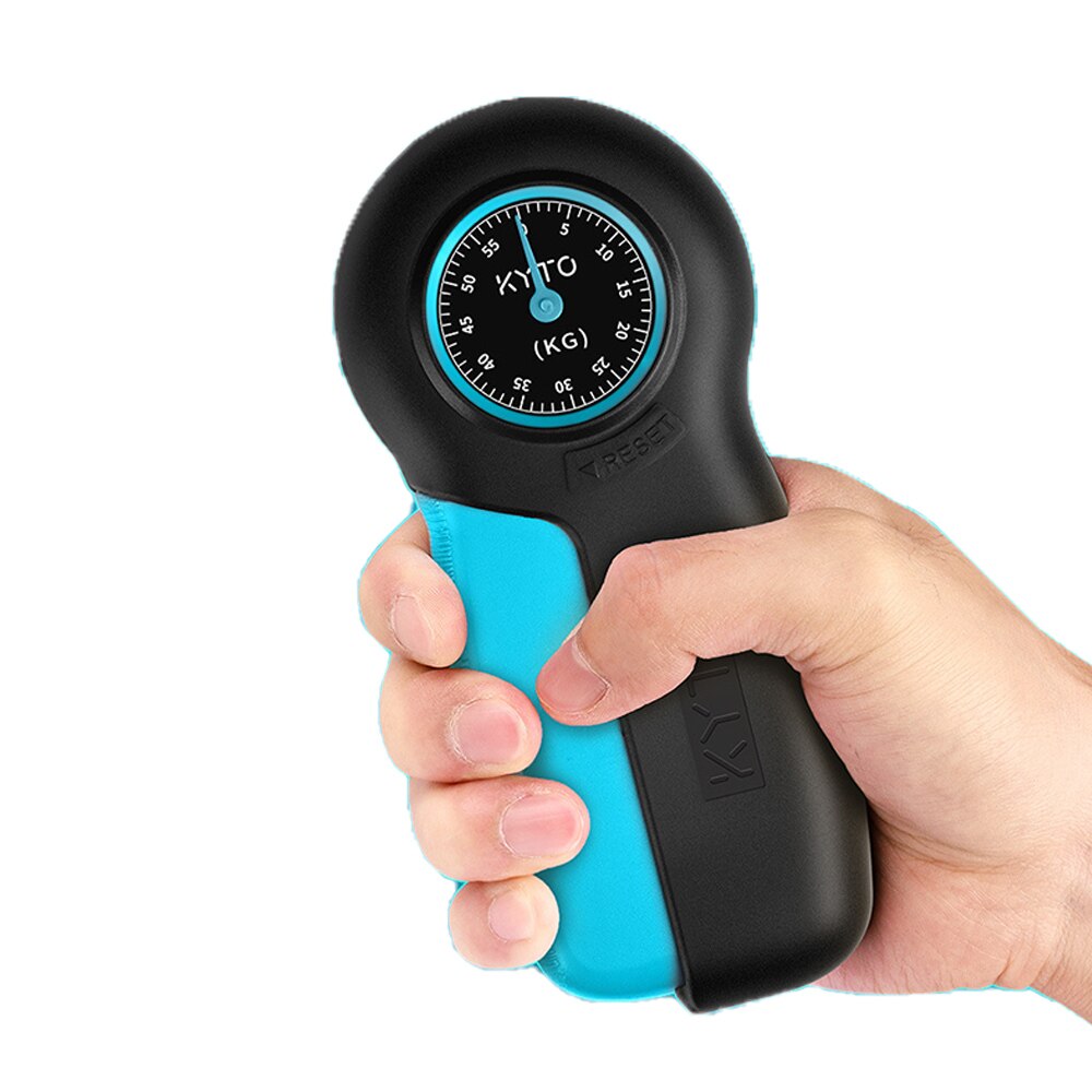 Hand Dynamometer Griff Energie Stärke Meter Hand Gewalt Energie Prüfung 121lbs / 55kg Hand Griff Strengthener: Himmel Blau
