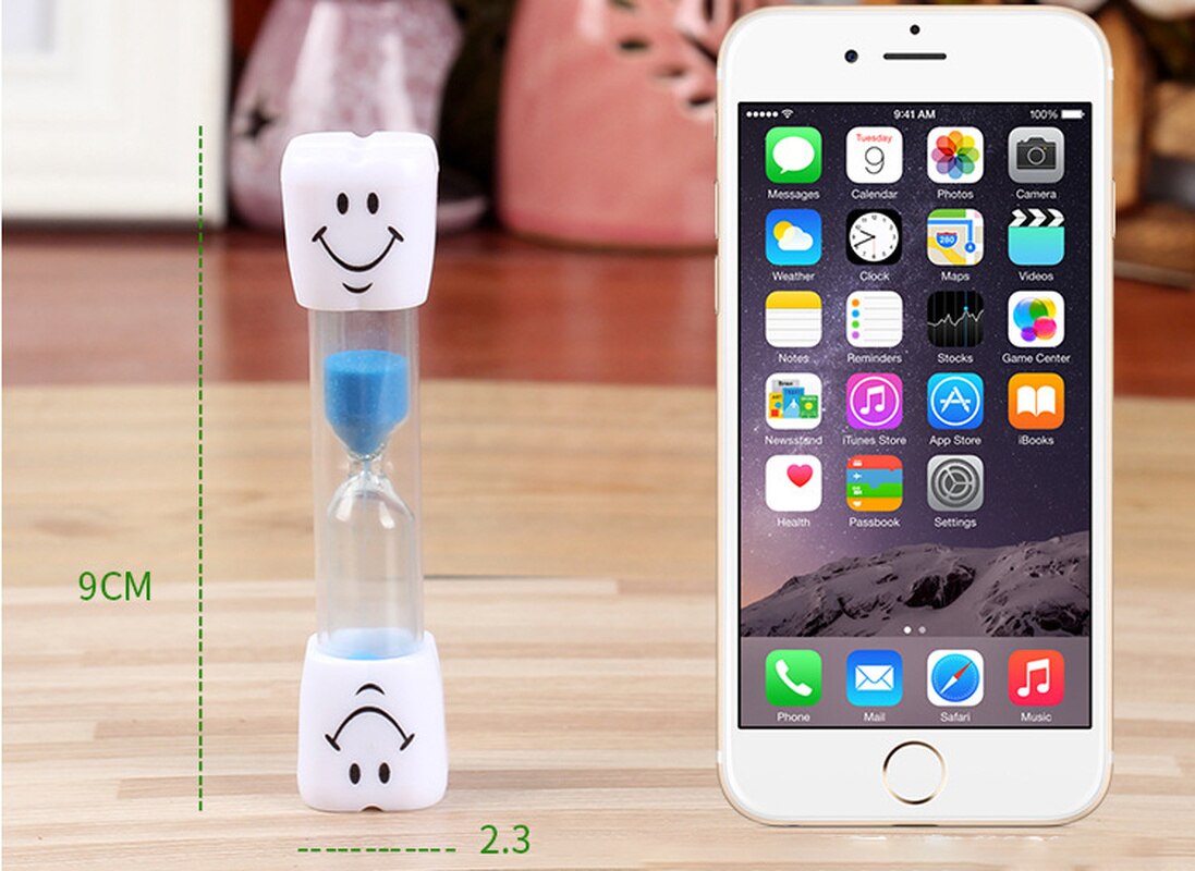 Children Kids Hourglass Toothbrush Timer 2 Minute Smiling Face For Cooking Sandy Clock Brushing-Teeth Sands Timer Sandglass