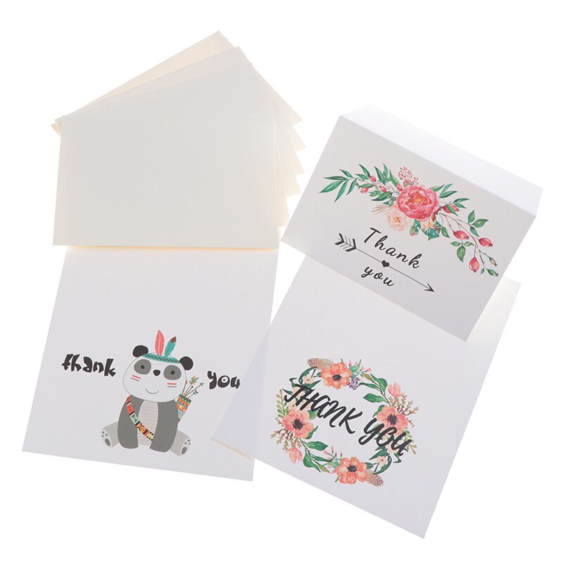 Thank You Cards Or Animal Cards With Envelope Business Custom Invitations Notes