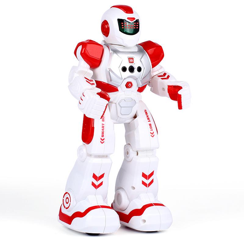 Smart Robot Toy RC Remote Control Moving Dancing Gesture For Kids Toy Xmas: Red