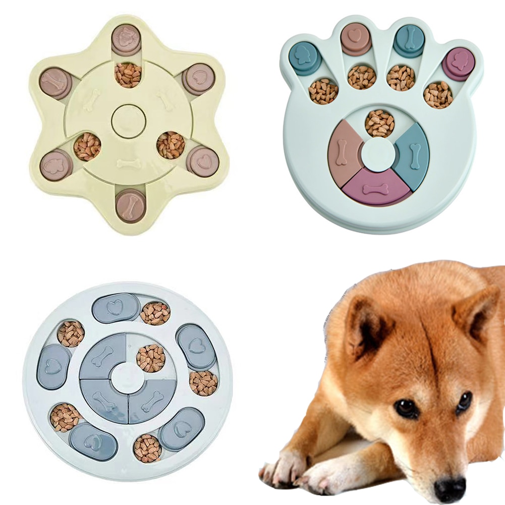 Unique Smart Dog Puzzle Toys Puppy Treat Dispenser Interactive Dog Toys Improve Dog's IQ For Training Treats