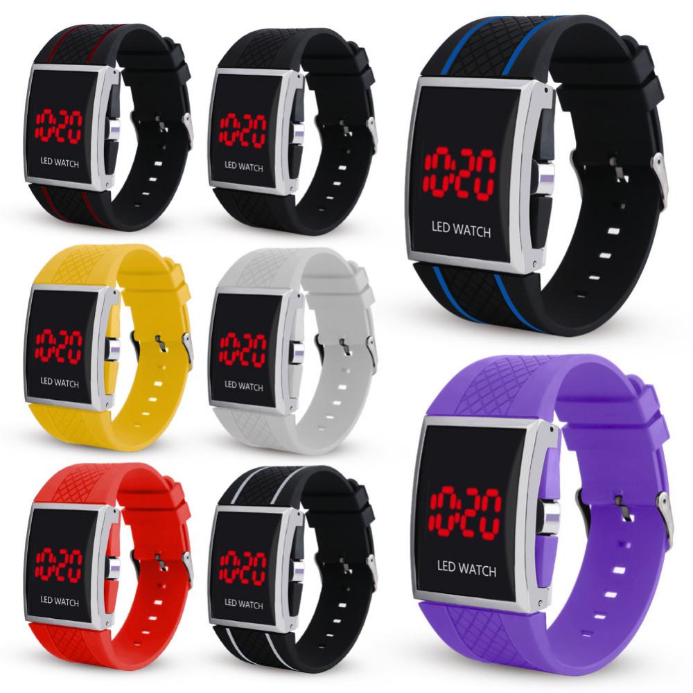 Montre-bracelet électronique LED pour hommes, , Aviation, pilote, compteur de vitesse, sport, voiture, cadran numérique, horloges