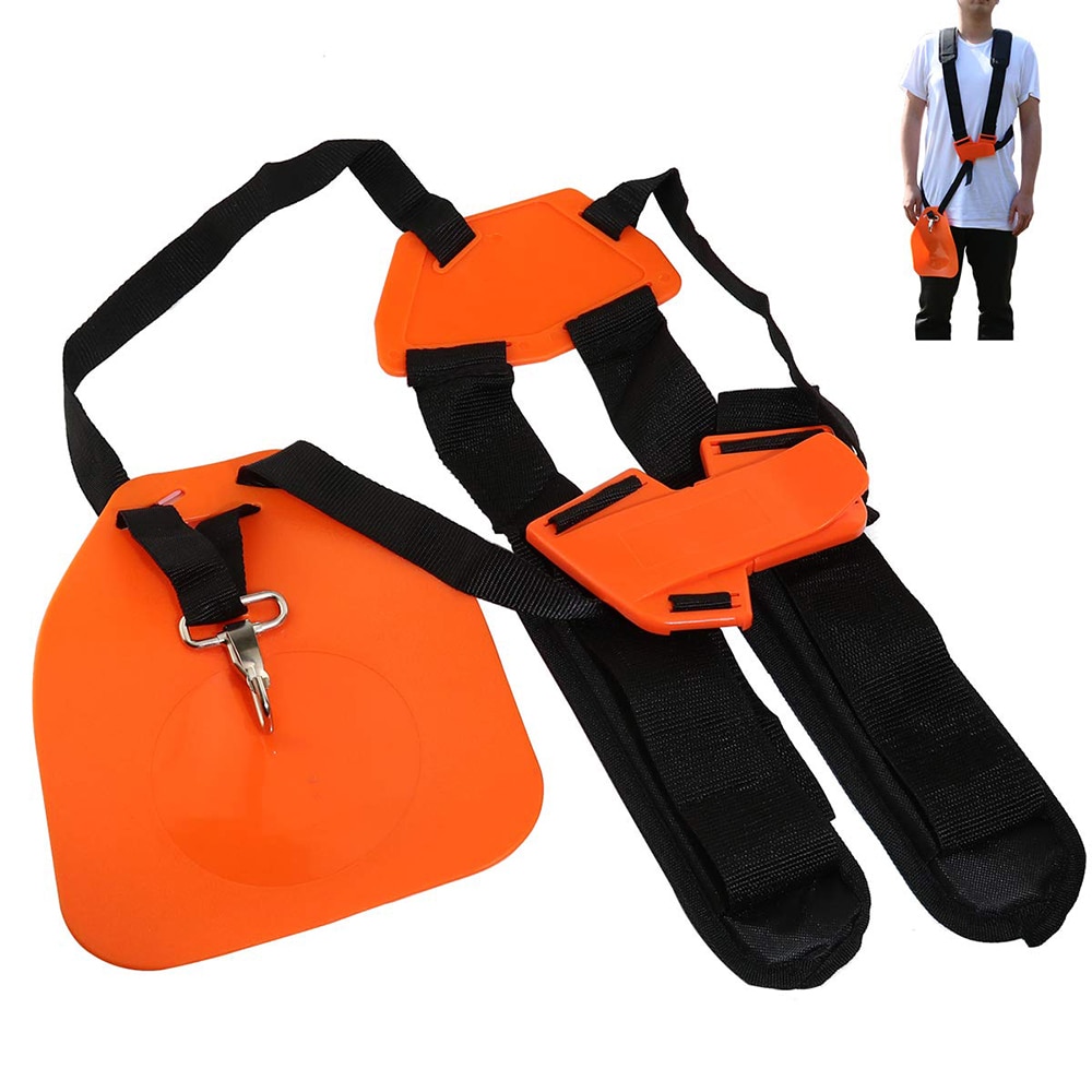 Tondeuse à gazon outil tondeuse bandoulière Double épaule harnais débroussailleuse tondeuse à gazon Nylon ceinture pour jardin