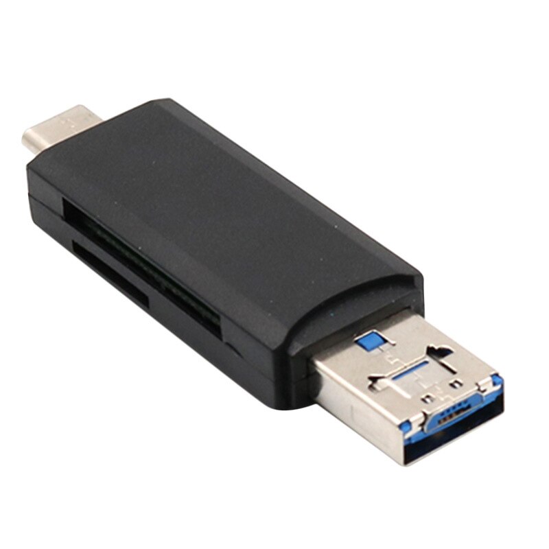 Type C Micro USB 3 in 1 OTG Kaartlezer Universele Hoge Snelheid TF/SD Adapter Voor Android telefoon PC Laptop Uitbreiding Adapter