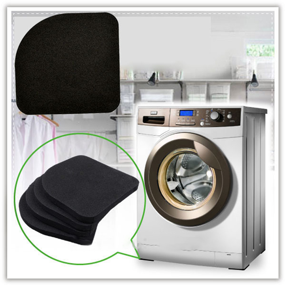 4 Stks/set Wasmachine Anti-Vibratie Pad Mat Koelkast Mute Mat Keuken Badkamer Accessoires