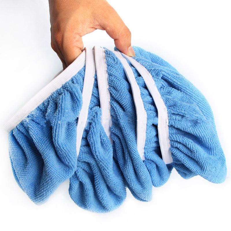 5 pièces voiture polisseuse Bonnet cireuse ensemble de tampons applicateur sans rayures pour Auto Automobile polyvalent propre entretien