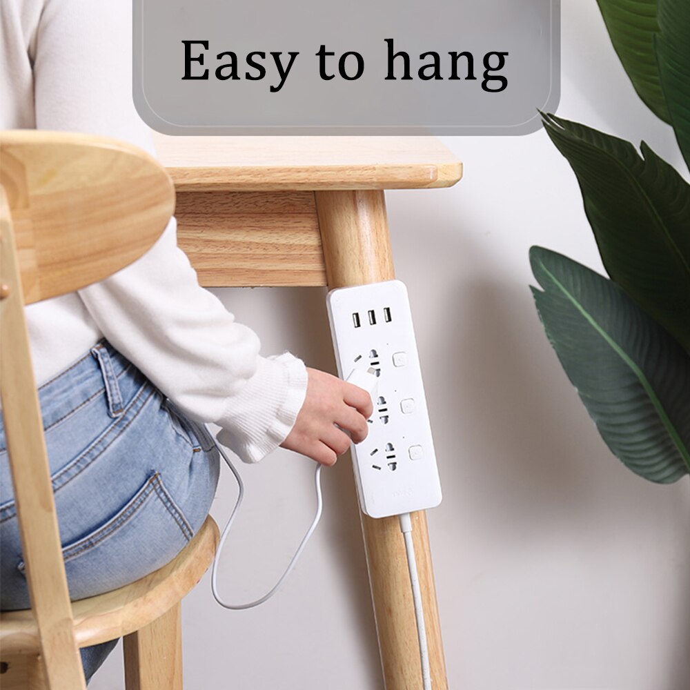 Double-Sided Adhesive Wall Hooks Wall Mounted Adhesive Storage Hooks Multi-Purpose Wall Hanger For Kitchen Bathroom Living Room