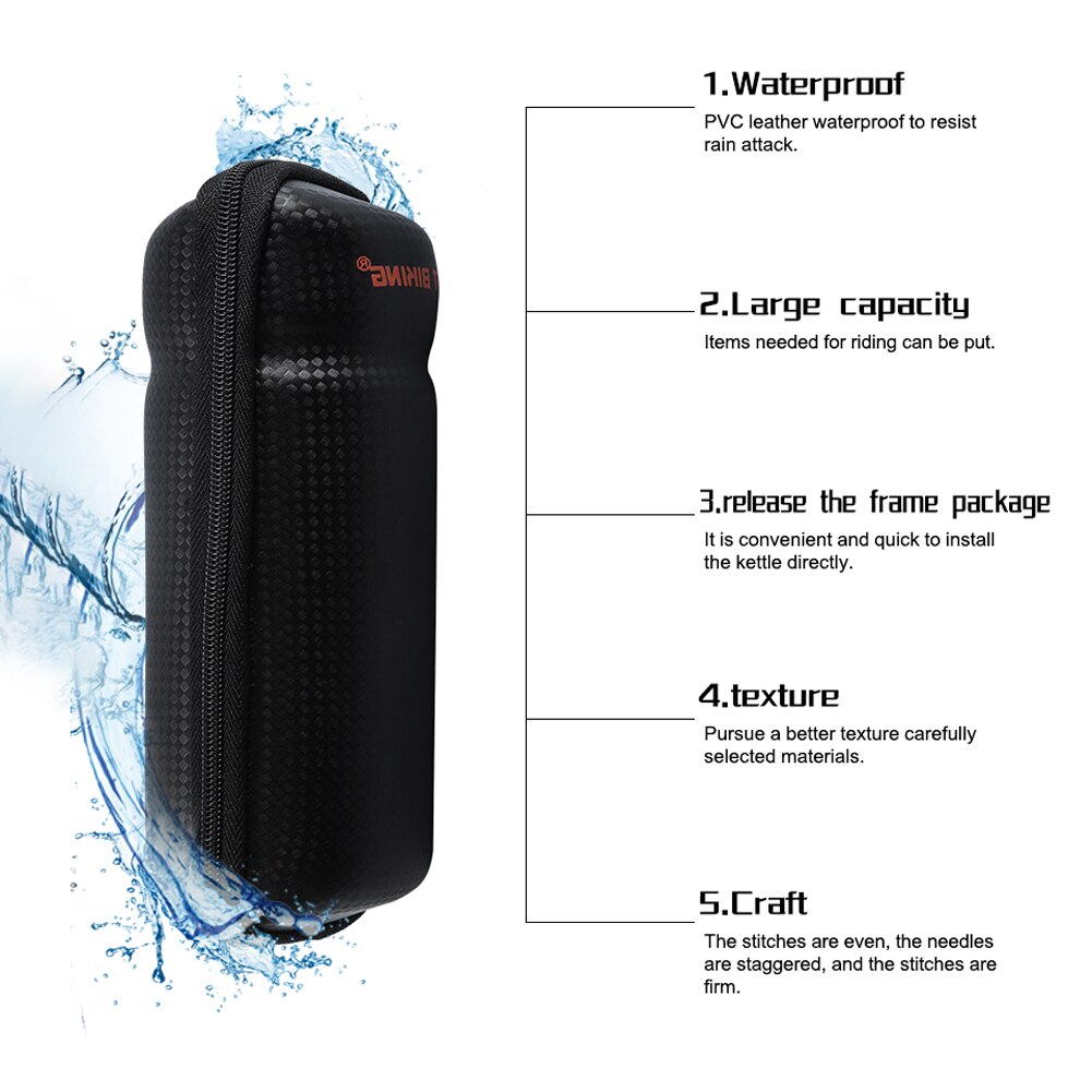 WEST BIKING Bottle cage MTB Bike Storage Box Apply Bottle Cage Cycling Tool Kettle Frame Bottle Holder Cycling tool canister