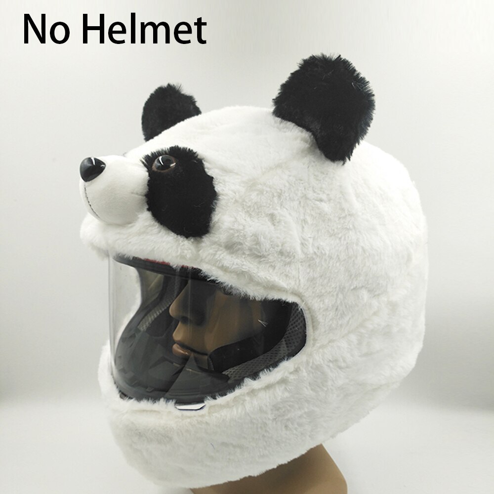 Juleplysjdeksel motorsykkelhjelm tilbehør casco moto cascos para moto capacete de motocicleta kask ror: panda