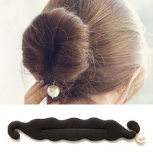 Estilo coreano, moño con perla a la , pasador, accesorios para el cabello, herramientas de estilismo para el cabello para mujeres