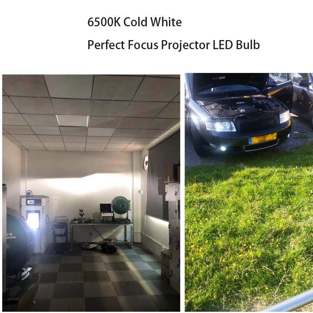2 st canbus 6500k kallvit csp -3570 h1 h7 h8 h11 d1s-d5s bilstrålkastare glödlampa  hb3 hir 2 15000lm mini auto ljus led uppdateringssats