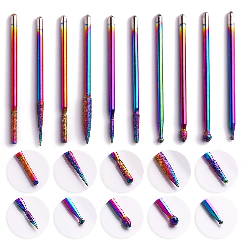 KALIBUR clou pointe céramique forets électrique cuticule propre rotatif diamant clou foret pour pédicure meulage tête ponceuse outil