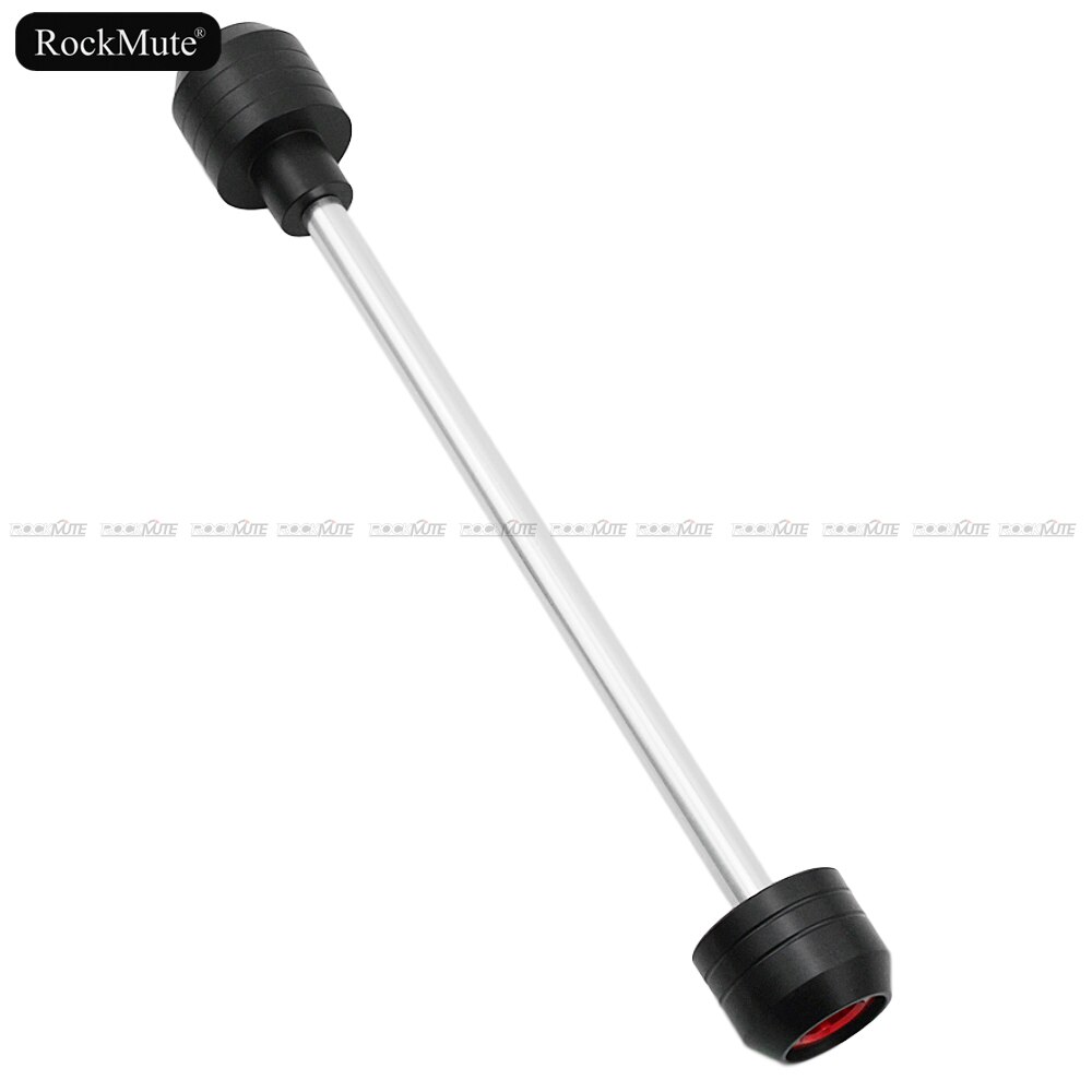 Deslizadores de horquilla de rueda de eje delantero/trasero, Protector contra choques para Yamaha YZF-R6 2003 2004 2005 YZF R6, protección contra caídas de motocicleta: Rear Red