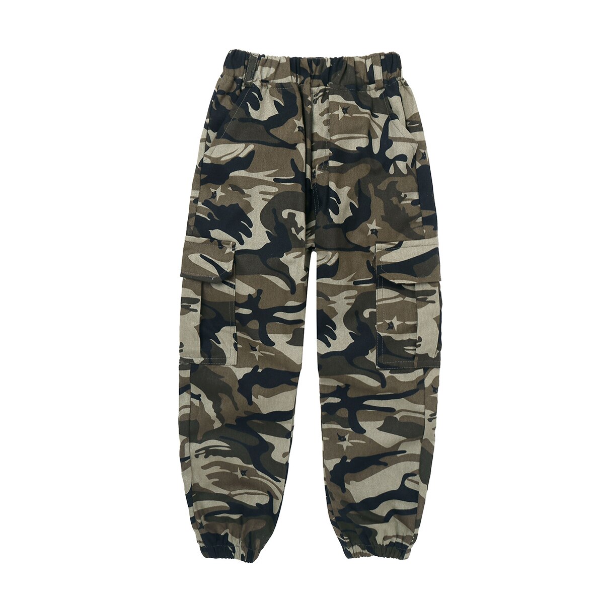 Kids Camo Trousers Teenage Boys Cargo Pants Casual Cotton Sport Pants Children Camouflage Pants For Boys Joggers Sweatpants