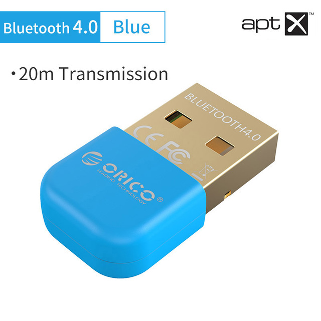 ORICO USB Bezprzewodowy adapter Bluetooth 4.0 Nadajnik Dongle Odbiornik dźwięku muzycznego do komputera PC Windows Głośnik Bezprzewodowa mysz