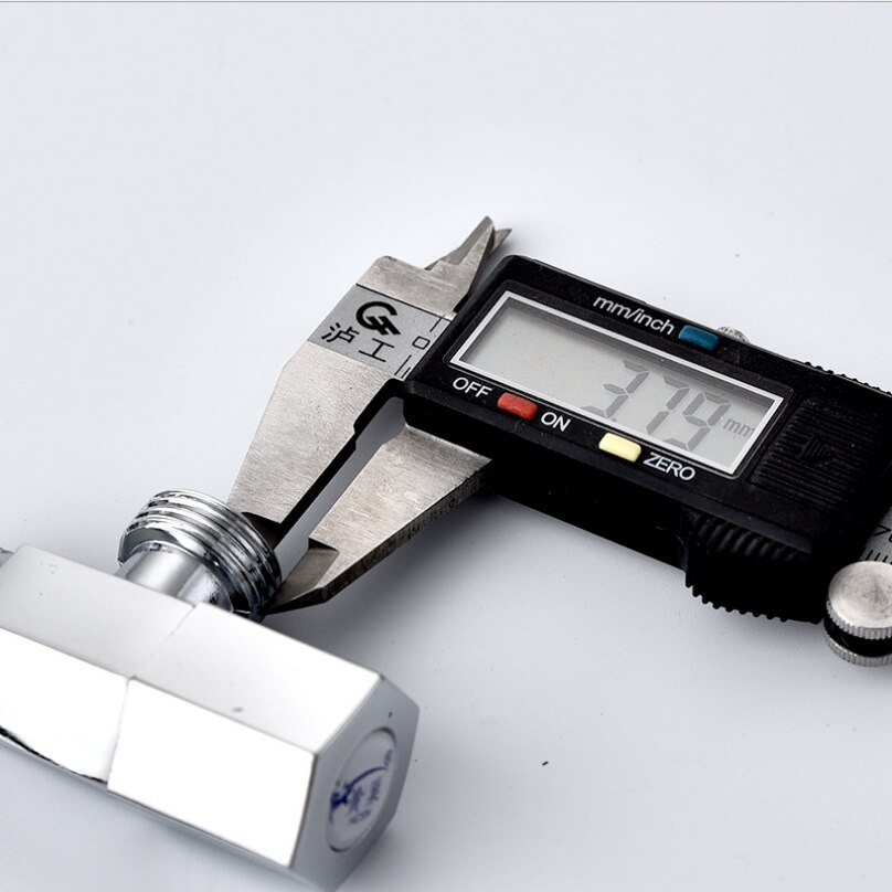 G1/2*1/2 Zinc Alloy Triangle Valve And Cold Water Plating Inlet Valve Thickened Explosion-proof Universal Angle Valve