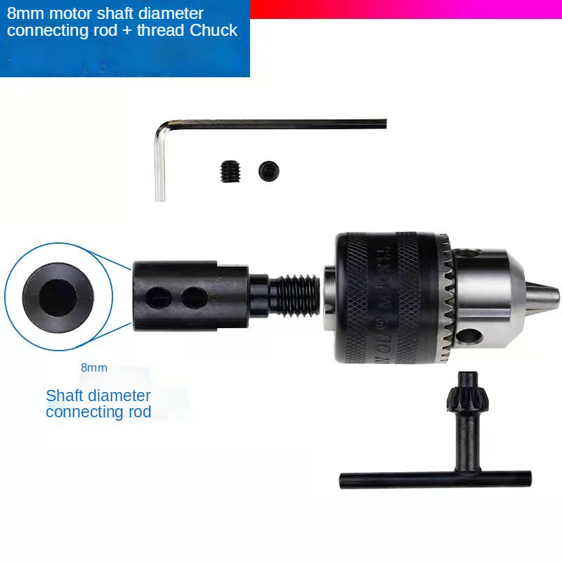 Angle Grinder Electric Drill Conversion Head Multi-functional Grinder Conversion Connection Chuck Cutting Machine Converter: Brown