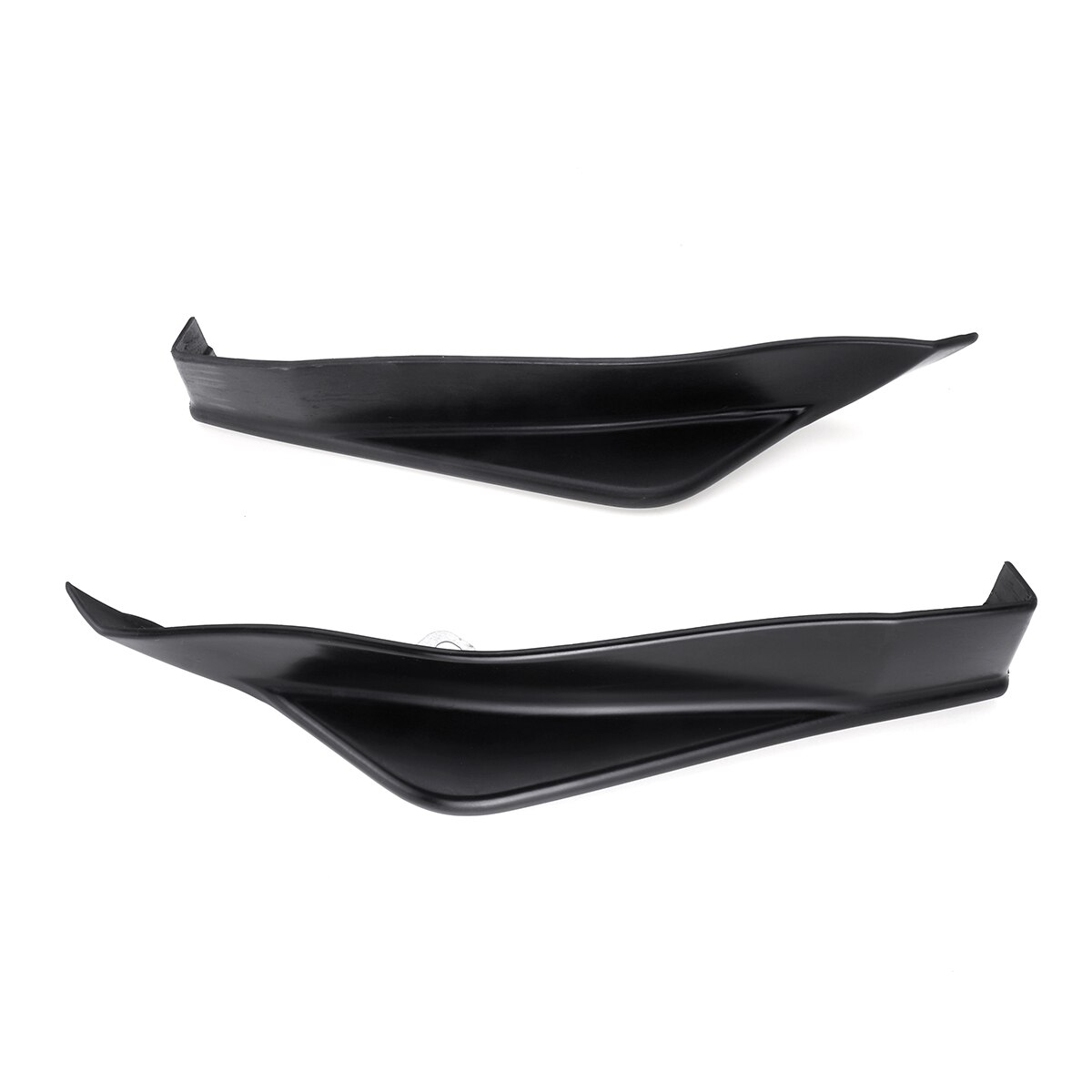 2PCS Car Rear Bumper Splitter Lip Diffuser Spoiler Cover Trim Add-On For Aero Side Aprons For Subaru BRZ Sti TS Style 013