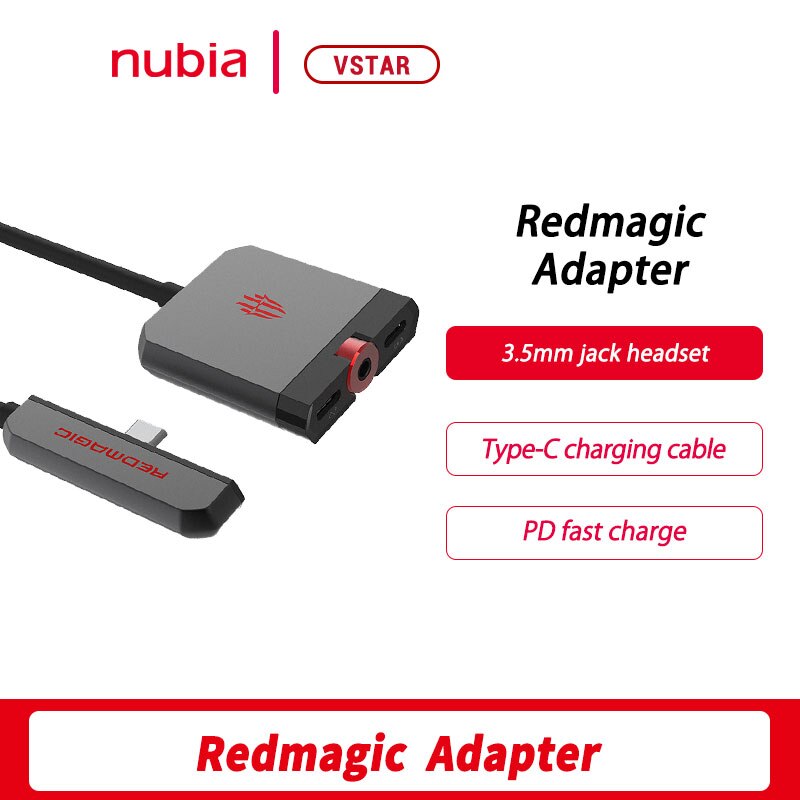 Original Nubia RedMagic Gaming Expansion Dock for RedMagic6/6pro Gaming Box Suitable with Type-C Port Phone