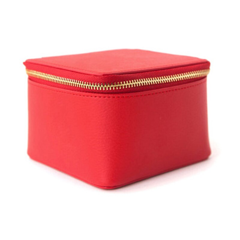 1set DIY leather craft Cosmetic bag sewing pattern Acrylic template 10*10*7cm