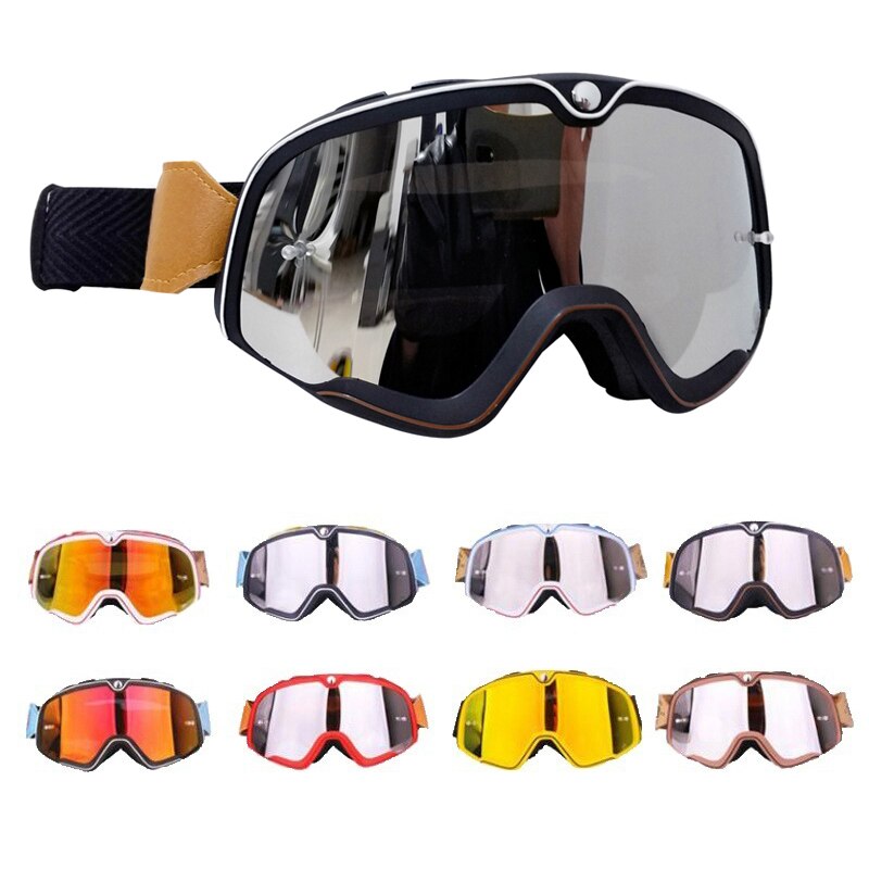 MX Off Road-gafas para Motocross, cascos de Moto de cross, gafas de esquí, ATV, Retro