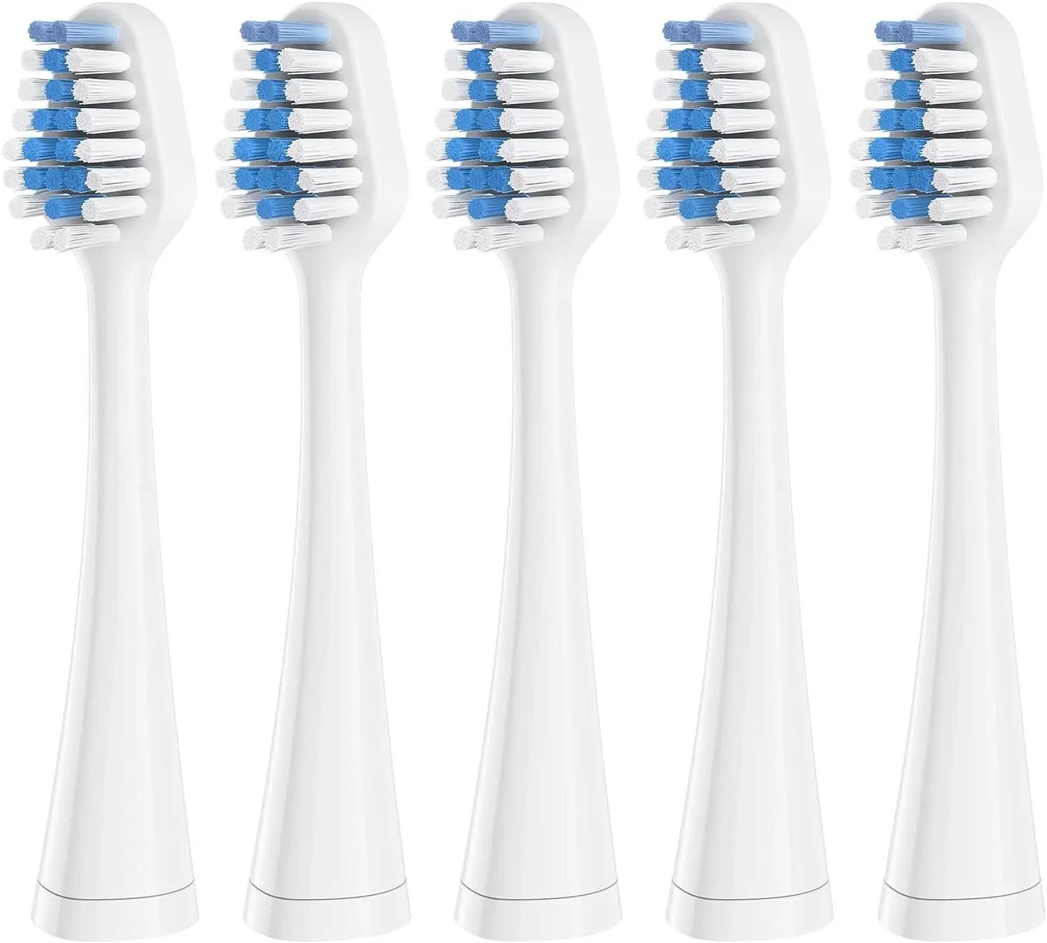 Ersatz-Zahnbürstenköpfe für Waterpik WP-862/WP-861EC/CC-01/Complete Care 9,0/5,0 elektrische Zahnbürstenköpfe, Borstendüsen: Brown
