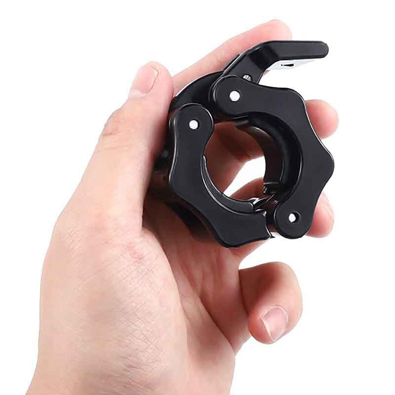 6 Pcs 1 Inch Quick Release Barbell Lock Clamp for Workout Weightlifting Fitness Training Bodybuilding