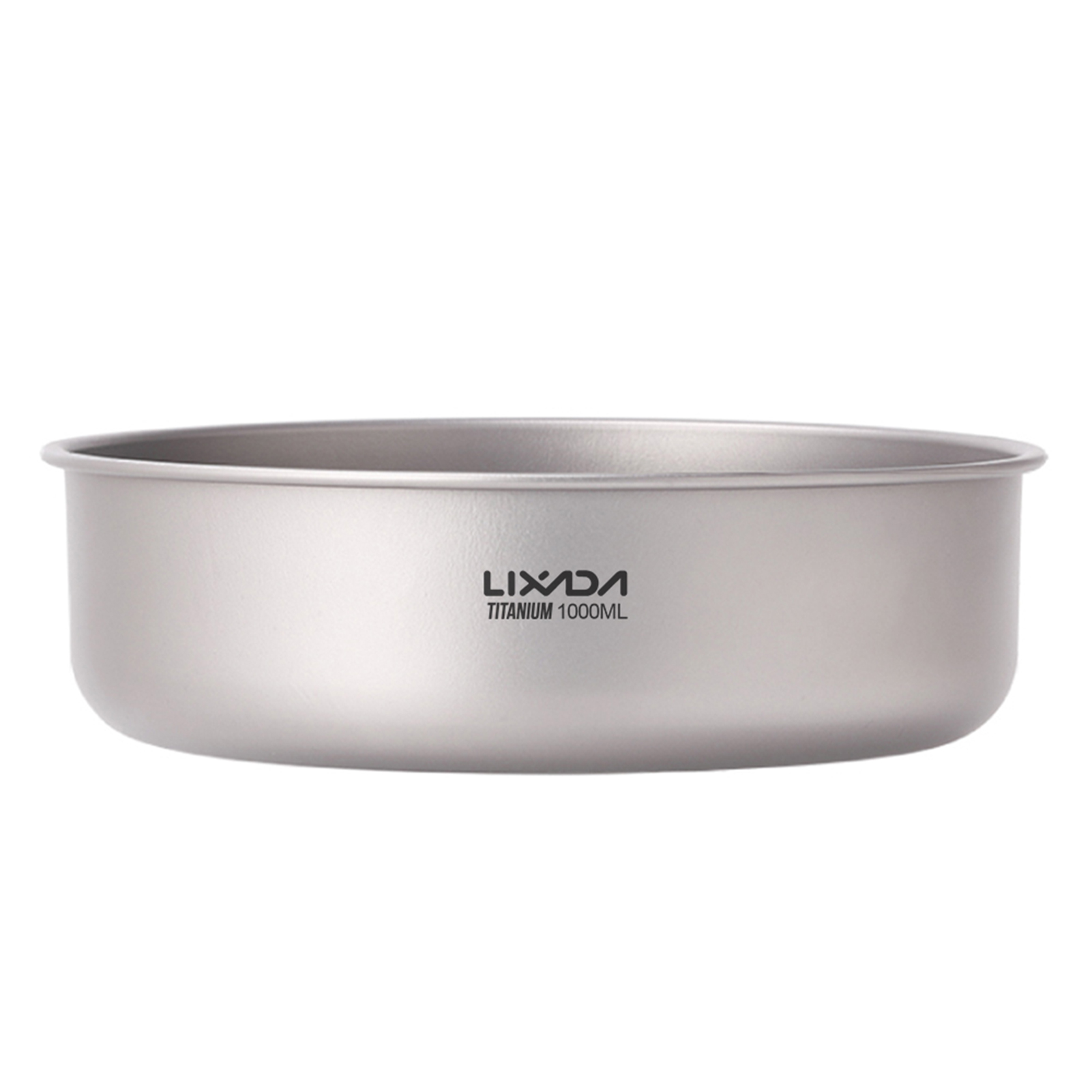Lixada Titanium Bowls 360ml/480ml/620ml/710ml/1000ml Fruit Vegetable Dinner Bowl Plate Food Container Camping Equipment