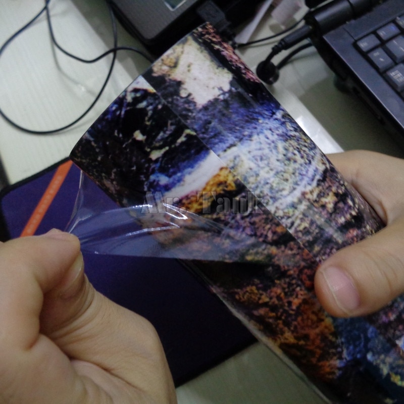 Mr.Tank Ancient Architecture Aquarium Background Poster Selfadhesive Underwater City Atlantis Fish Tank Backdrop Decorations