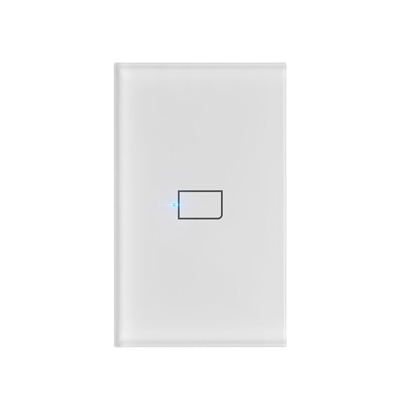 Broadlink TC3 Smart Wifi Muur Light Touch Switch 1/2/3Gang Afstandsbediening Op Off Timer Geen neutrale Nodig Alexa Voice: TC3 US 1gang