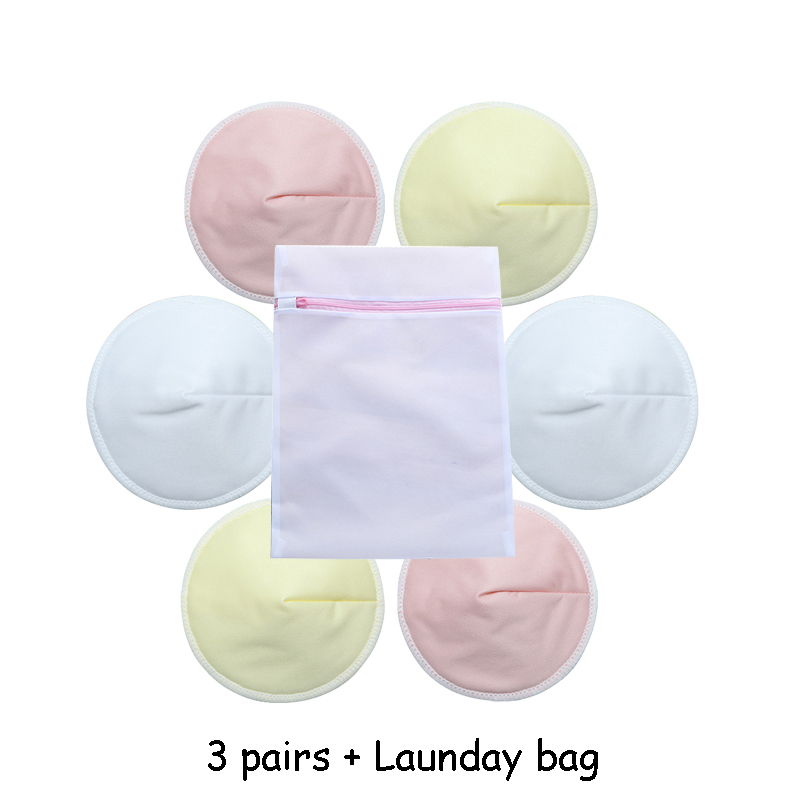 Gratis Shippingbreastfeeding Tepel Pad Voor Moederschap Herbruikbare Covers Voeden Verpleging Sorganic Wasbare Wholesalefree Levering: set 1