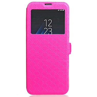 Abdeckung Telefonkasten Für Samsung Galaxy S8 Plus SM S8 + G9550 Flip Pu-leder tpu Shell S8 ZOLL-G9500 Fenster Ständer Raute Holster tasche: For Samsung S8 / Rose