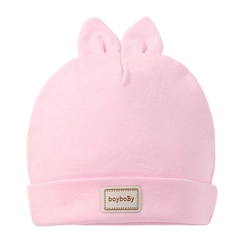 3 farben Baby Infant Solide Doppel Schicht Aus Reiner Baumwolle Hüte Lätzchen Set Für Neugeborene Mädchen Jungen Nette Caps: PK1