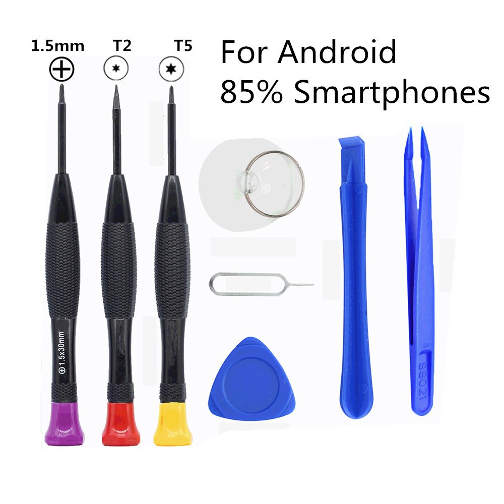 Mobile Phone Repair Tools Kit For iPhone Opening Pry For Samsung Screwdrivers Set For Android Smartphone: 8in1 For Android