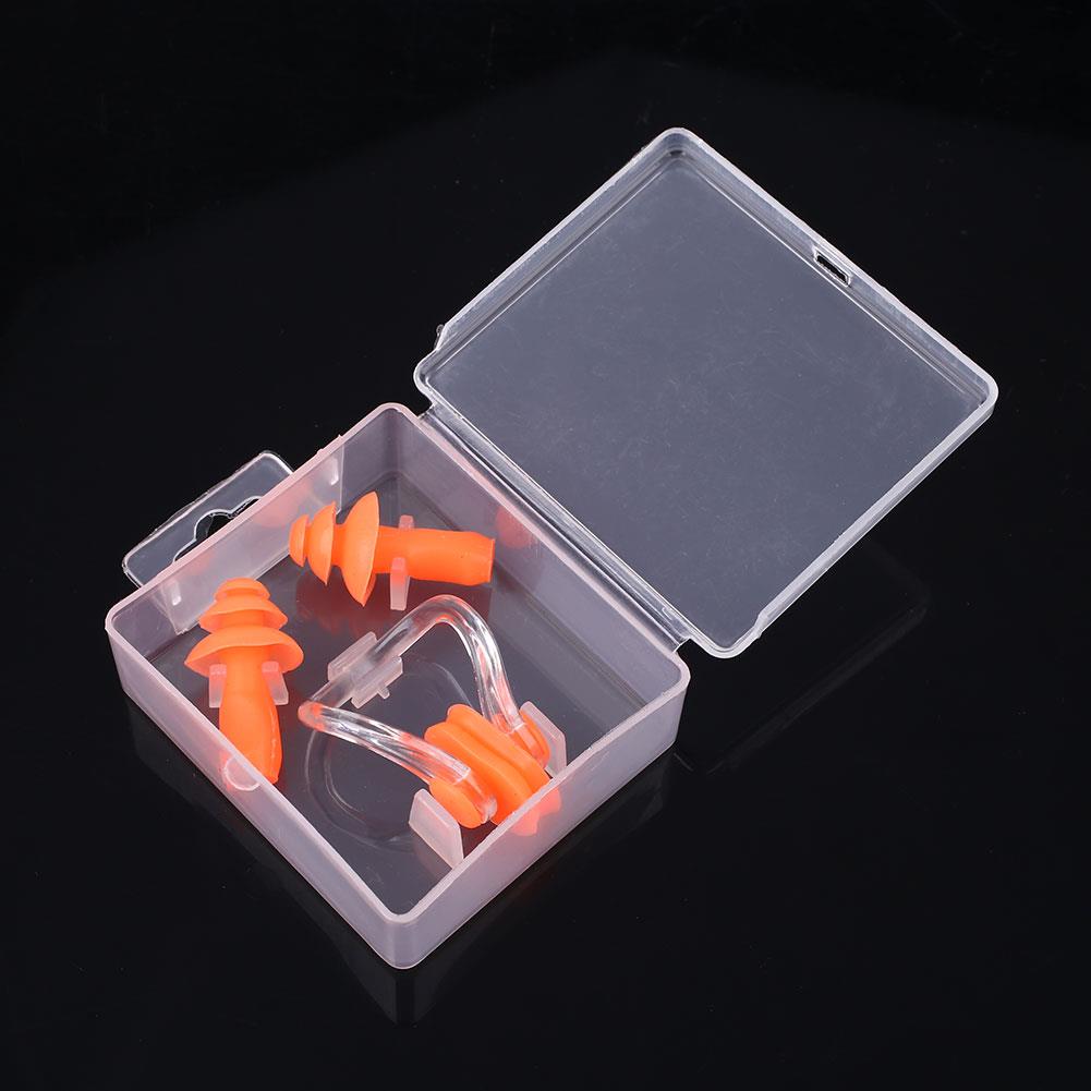Bouchon d'oreille étanche Silicone pince-nez bouchons d'oreilles bouchons d'oreilles natation boîte de natation