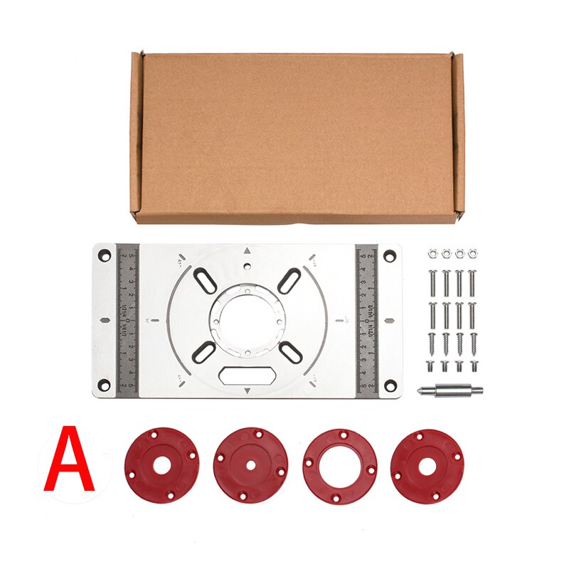 Aluminium Platte für Router Holzbearbeitungswerkbank Hobel Arbeit Bänke Tischlerei Werkzeug Zimmerei Multifunktionale Werkzeuge: Produkt A