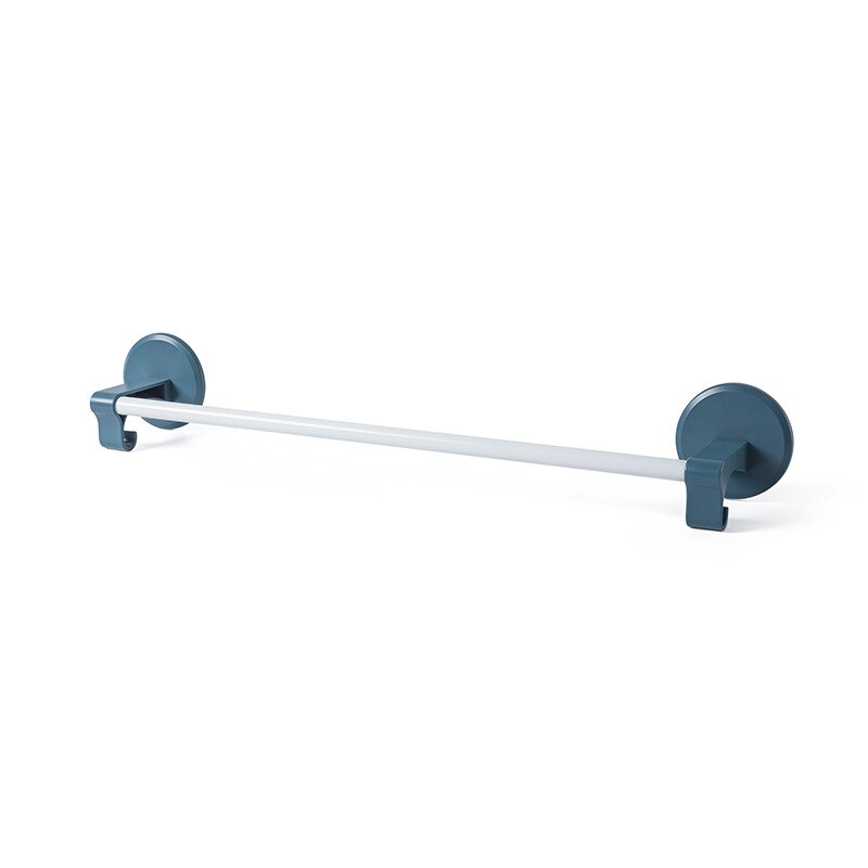 Toallero nórdico, toallero montado en la pared, toallero, barra única, pasta fuerte, estante para toallas con gancho, toallero de baño, colgador de 4 colores: Blue