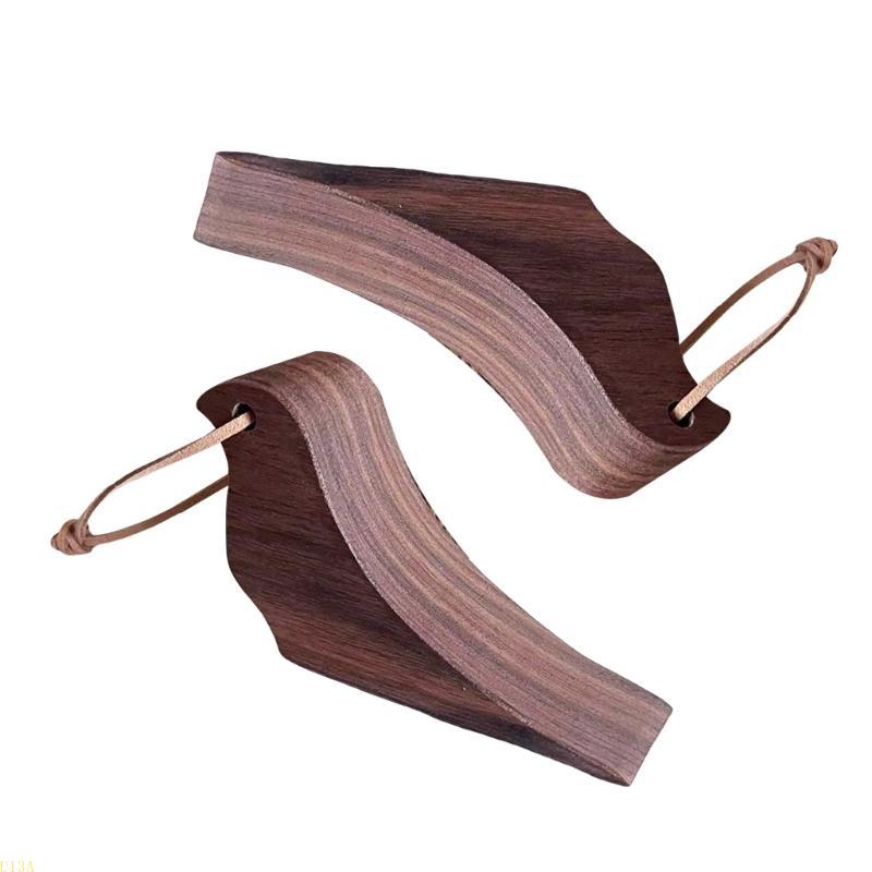 Houten deurwiggen Vogelvorm met draagkoord Kinderveiligheidsdeurstopper Eenvoudige installatie Perfect om deurbewegingen te voorkomen